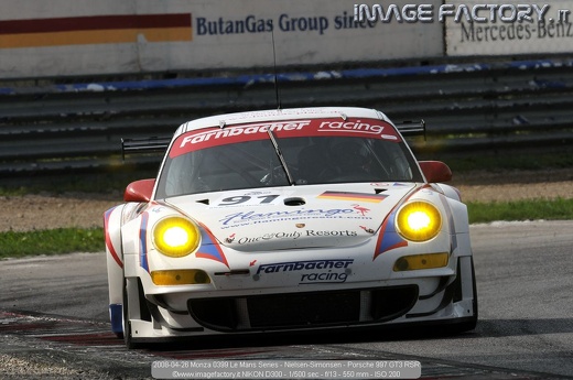 2008-04-26 Monza 0399 Le Mans Series - Nielsen-Simonsen - Porsche 997 GT3 RSR
